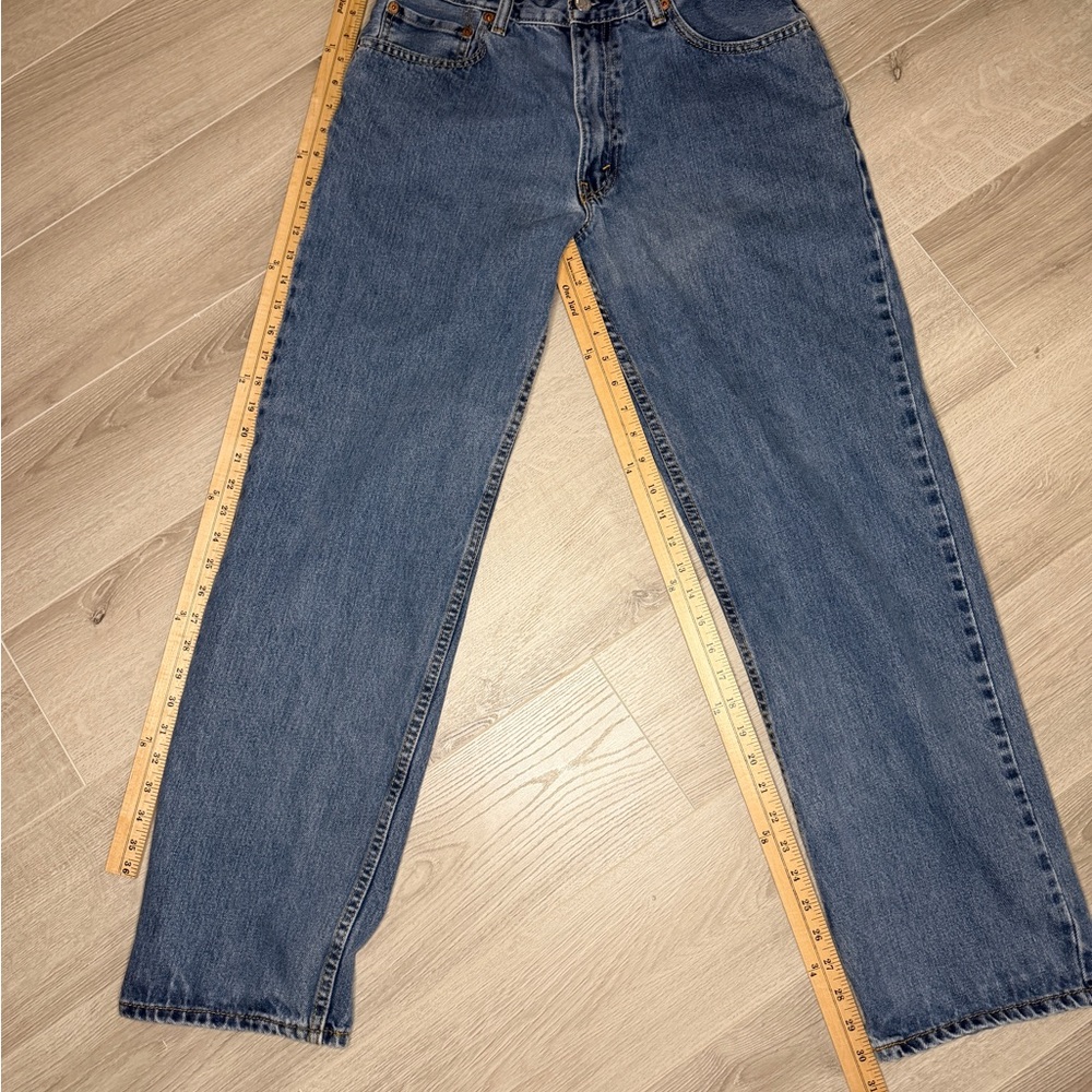 Levi’s 550 Relaxed Fit Men’s Jeans 33x32 Blue Tapered Leg Vintage Style Denim - Picture 5 of 10